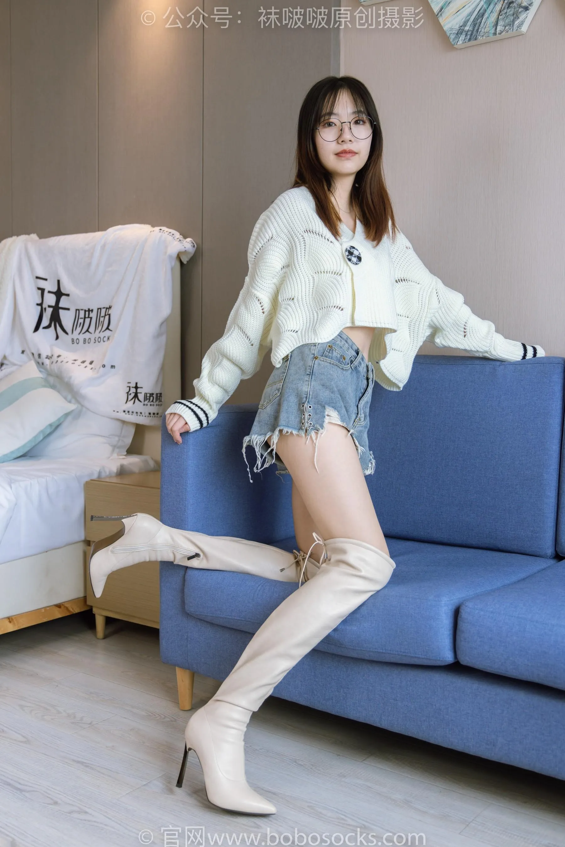 [BoBoSocks袜啵啵]NO.222 小甜豆-长靴、白棉袜、裸足 [79P]插图3